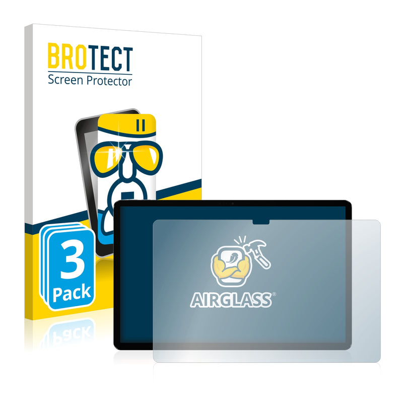 3x BROTECT AirGlass Glass Screen Protector for Lenovo Pad Plus