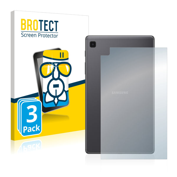 3x BROTECT AirGlass Glass Screen Protector for Samsung Galaxy Tab A7 Lite Wi-Fi 2021 (Back)