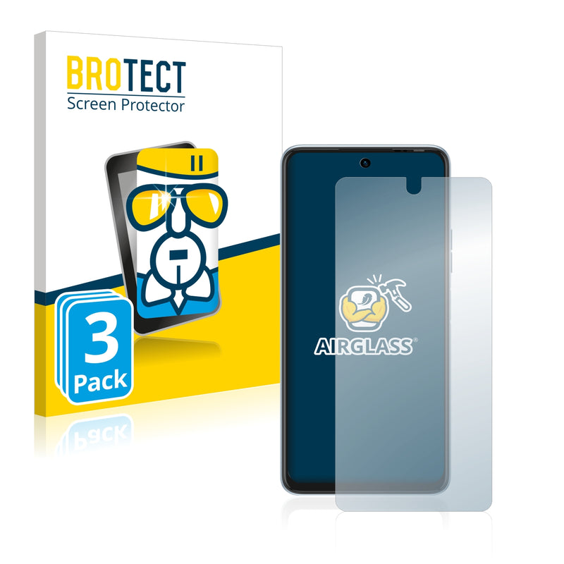 3x BROTECT AirGlass Glass Screen Protector for Tecno Camon 17P