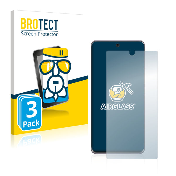 3x BROTECT AirGlass Glass Screen Protector for Honor 50