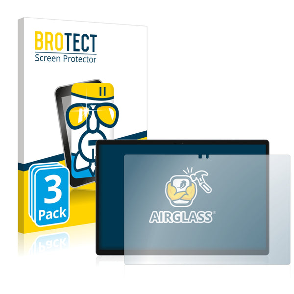 3x BROTECT AirGlass Glass Screen Protector for Teclast M40 Pro
