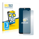 3x BROTECT AirGlass Glass Screen Protector for Lava Z2s