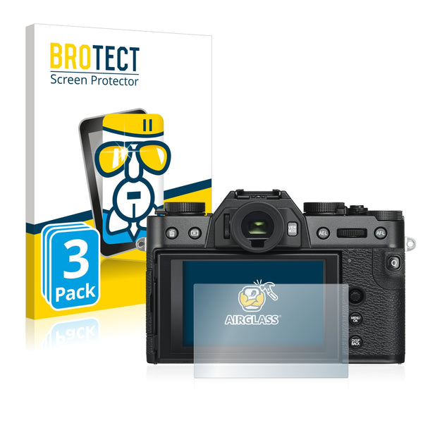 3x BROTECT AirGlass Glass Screen Protector for Fujifilm X-T30 ll