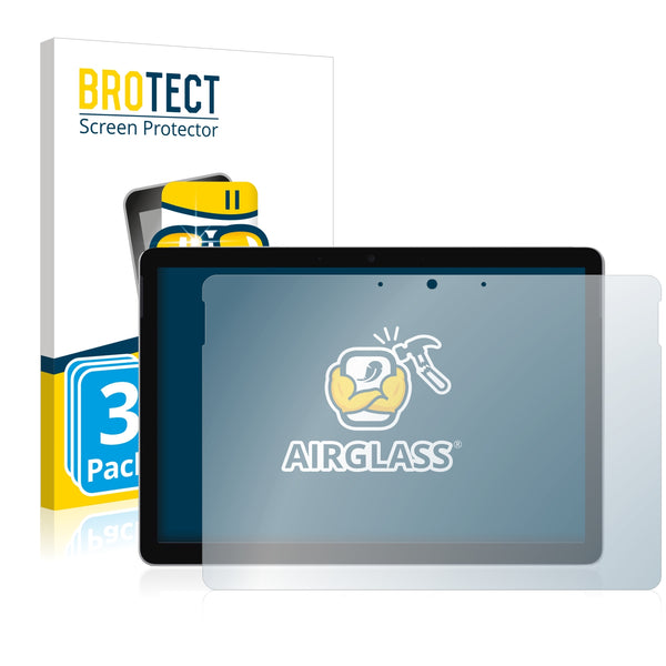 3x BROTECT AirGlass Glass Screen Protector for Microsoft Surface Go 3