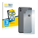 3x BROTECT AirGlass Glass Screen Protector for Gigaset GS5 (Back)