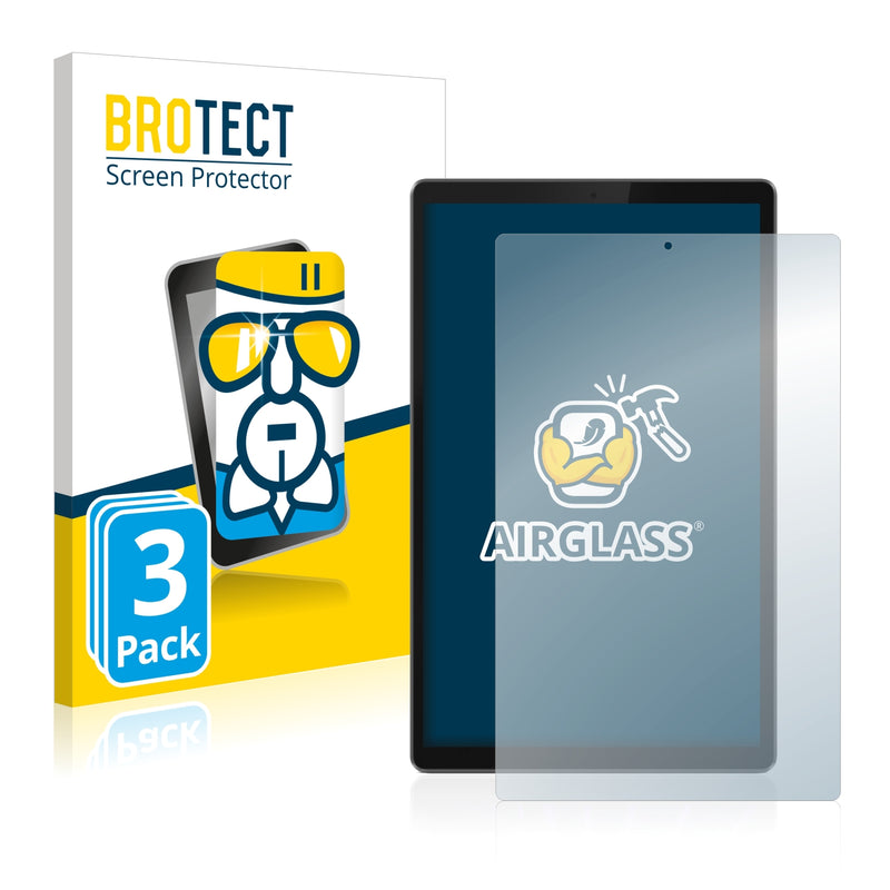 3x BROTECT AirGlass Glass Screen Protector for Lenovo Tab TB-X306F