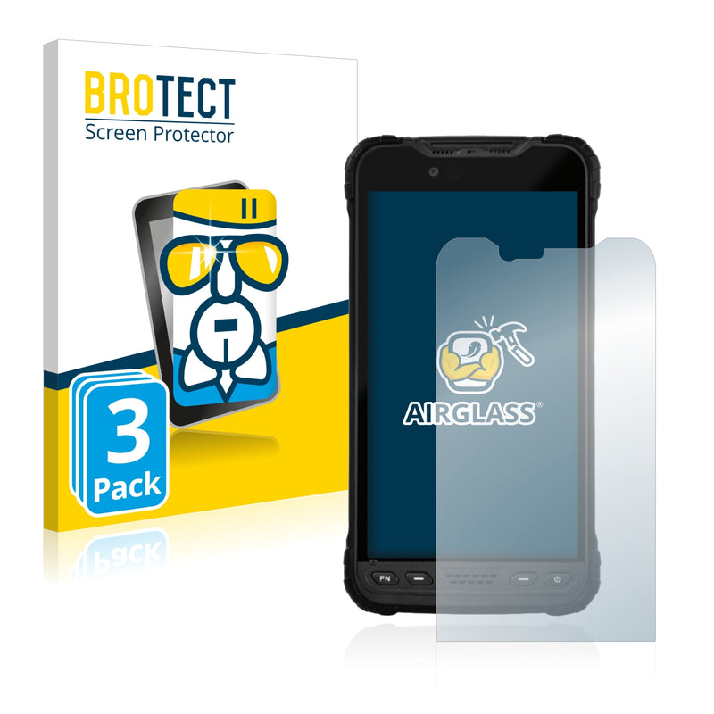 3x BROTECT AirGlass Glass Screen Protector for Zebra M60