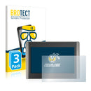 3x BROTECT AirGlass Glass Screen Protector for Novakon Panelmaster 1091 HMI 10.2