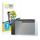 3x BROTECT AirGlass Glass Screen Protector for Samsung Galaxy Tab S8 Plus 5G (Back)