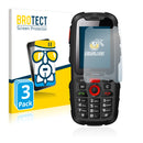 3x BROTECT AirGlass Glass Screen Protector for i.safe IS120.1