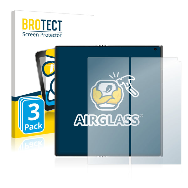 3x BROTECT AirGlass Glass Screen Protector for Huawei Mate Xs 2