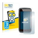 3x BROTECT AirGlass Glass Screen Protector for Honeywell Dolphin CT60 XP