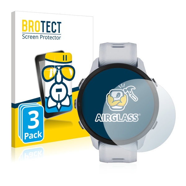 3x BROTECT AirGlass Glass Screen Protector for Garmin Forerunner 955