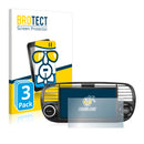 3x BROTECT AirGlass Glass Screen Protector for Fiat Hikity 7