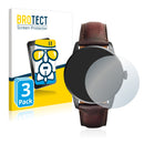 3x BROTECT AirGlass Glass Screen Protector for Fossil Townsman