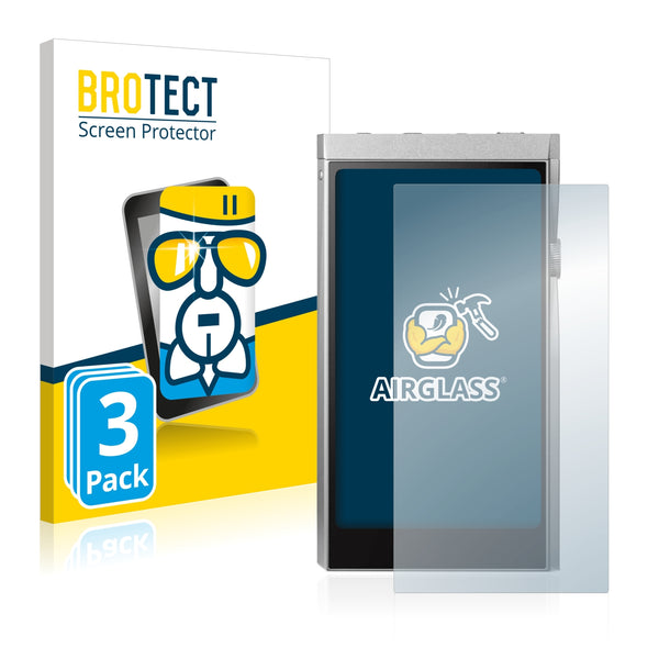 3x BROTECT AirGlass Glass Screen Protector for Astell & Kern SE180