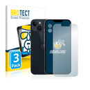 3x BROTECT AirGlass Glass Screen Protector for Apple iPhone 14 Plus (Front + cam)