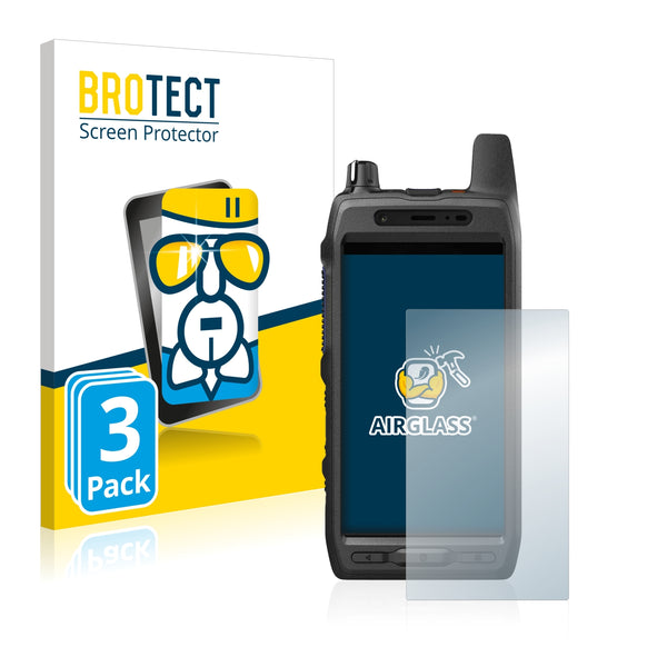 3x BROTECT AirGlass Glass Screen Protector for Motorola Evolve HK2157