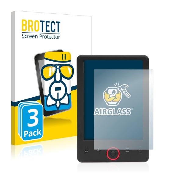 3X Nano Glass Screen Protectors for Denver EBO-625