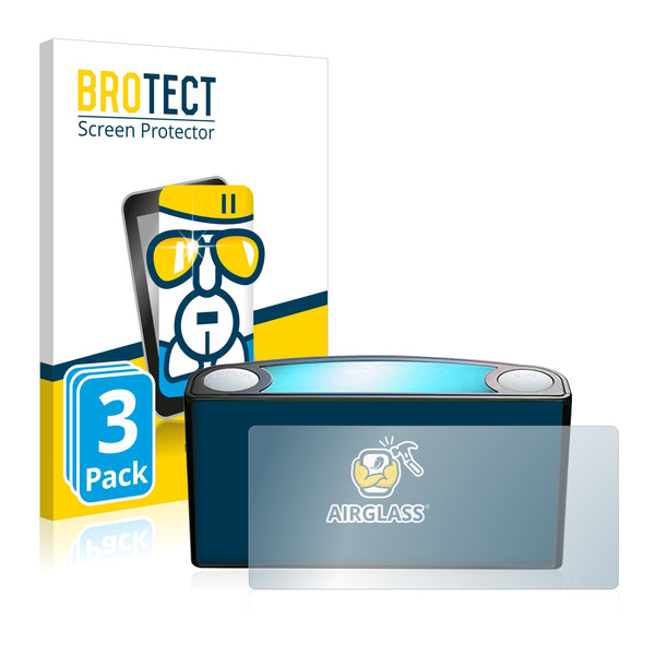 3X Nano Glass Screen Protectors for Mesqool 7 Color Nightlight & Alarm Clock CR1008