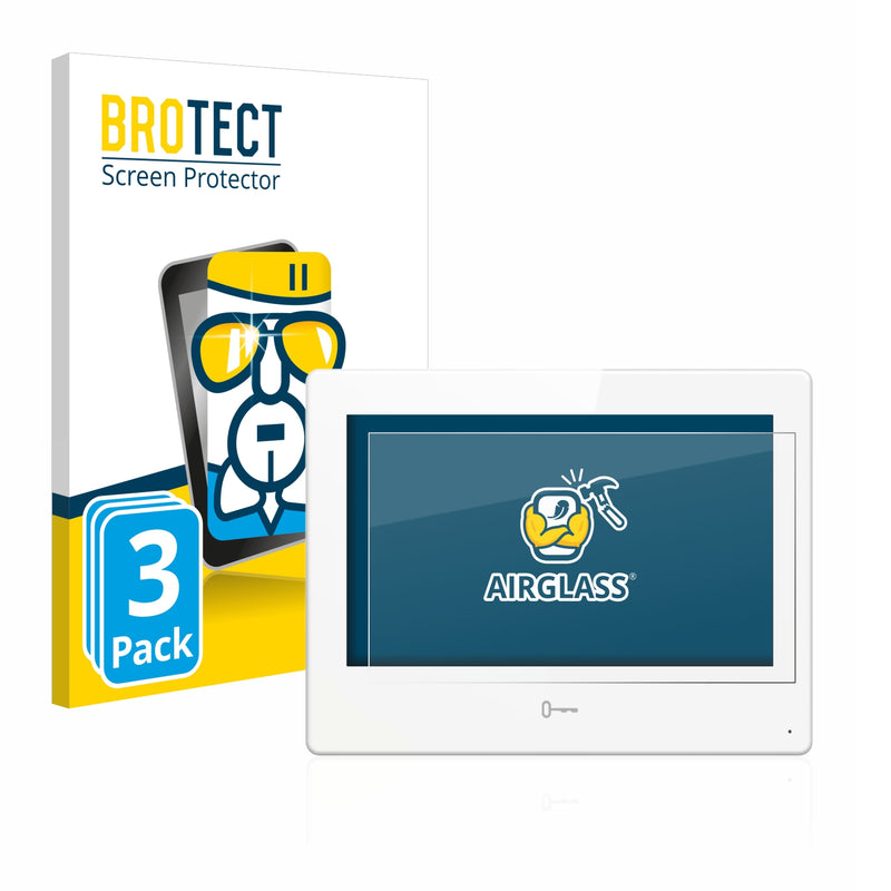 3X Nano Glass Screen Protectors for Hikvision DS-KH9310-WTE1 Indoor Station