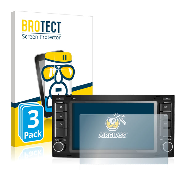 3X Nano Glass Screen Protectors for M.I.C. AVT7-lite