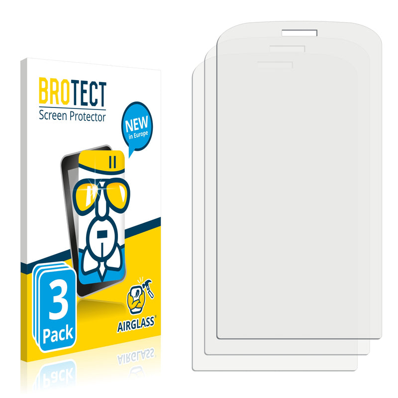 3x BROTECT AirGlass Glass Screen Protector for Emporia TOUCHsmart.2