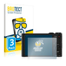 3x BROTECT AirGlass Matte Glass Screen Protector for Sony Cyber-Shot DSC-WX350
