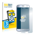 3x BROTECT AirGlass Matte Glass Screen Protector for Motorola Moto X4