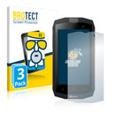 3x BROTECT AirGlass Matte Glass Screen Protector for Crosscall Trekker M1 Core