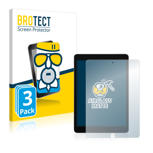 3x BROTECT Matte Screen Protector for Apple iPad 10.2 WiFi Cellular 2021 (9th generation)