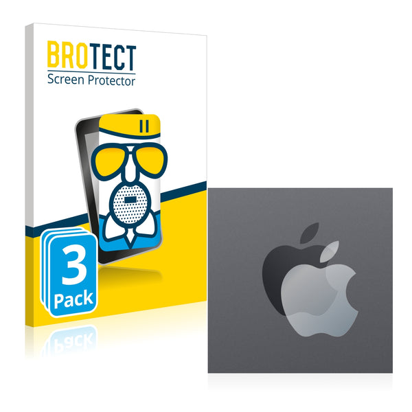 3x BROTECT Matte Screen Protector for Apple iPad 10.2 WiFi Cellular 2021 (ONLY Logo, 9th. generation)