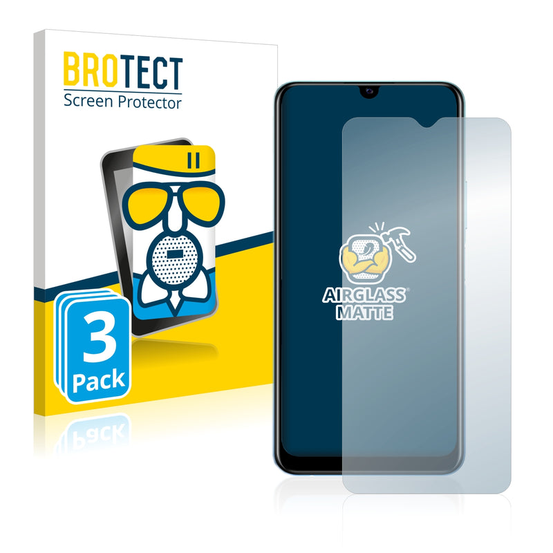 3x BROTECT Matte Screen Protector for Vivo Y20T