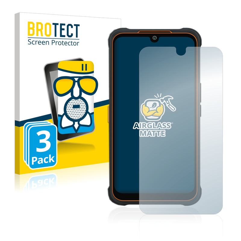 3x BROTECT Matte Screen Protector for AGM Glory