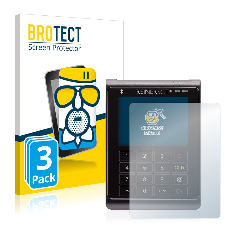 3x BROTECT Matte Screen Protector for ReinerSCT cyberJack