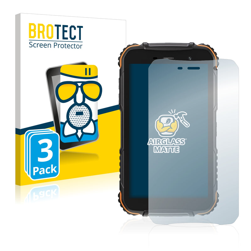 3x BROTECT Matte Screen Protector for Doogee S35T