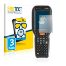 3x BROTECT AirGlass Matte Glass Screen Protector for Datalogic Falcon X3 Plus