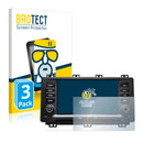 3x BROTECT AirGlass Matte Glass Screen Protector for Seat Ateca 2017