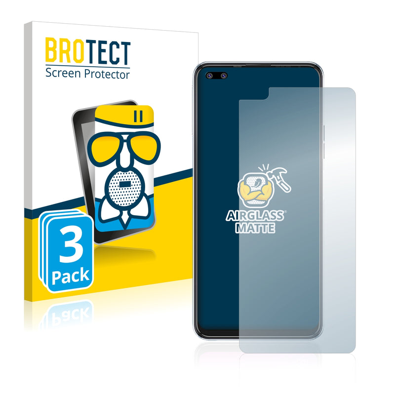 3x BROTECT AirGlass Matte Glass Screen Protector for Tecno Camon 16 Premier