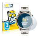 3x BROTECT AirGlass Matte Glass Screen Protector for Garmin D2 Mach 1