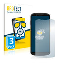 3x BROTECT AirGlass Matte Glass Screen Protector for Zebra TC58