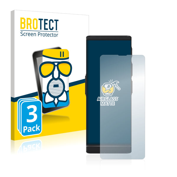 3x BROTECT AirGlass Matte Glass Screen Protector for Vasco Translator V4
