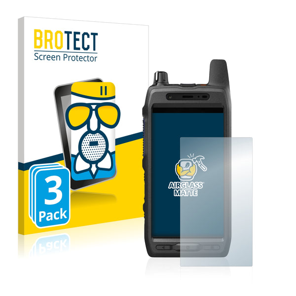 3x BROTECT AirGlass Matte Glass Screen Protector for Motorola Evolve HK2157