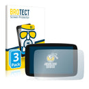 3x BROTECT AirGlass Matte Glass Screen Protector for TomTom GO Camper Max