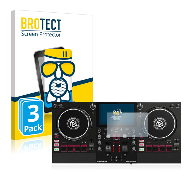 3x BROTECT AirGlass Matte Glass Screen Protector for Numark Mixstream Pro