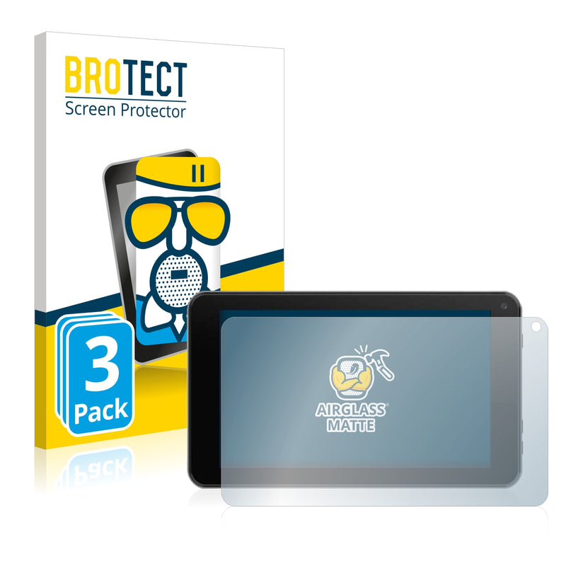 3x Anti-Glare Screen Protector for Logicom La Tab 75