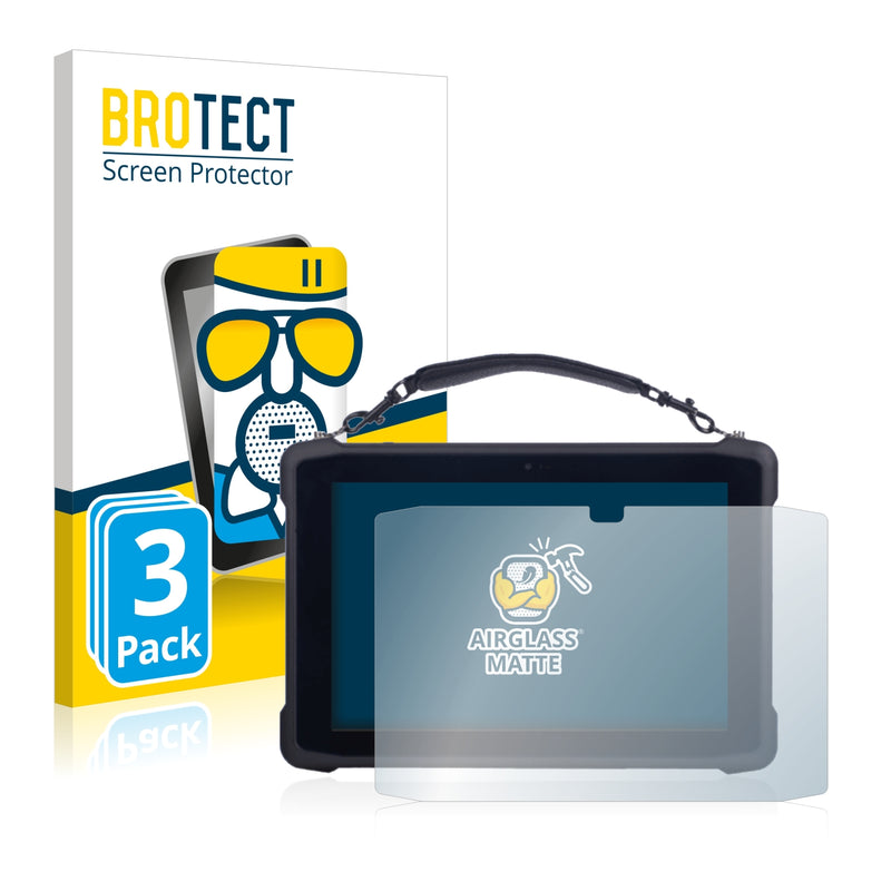 3x Anti-Glare Screen Protector for BCX ELITE RANGE LCW10 TOUGH TABLET