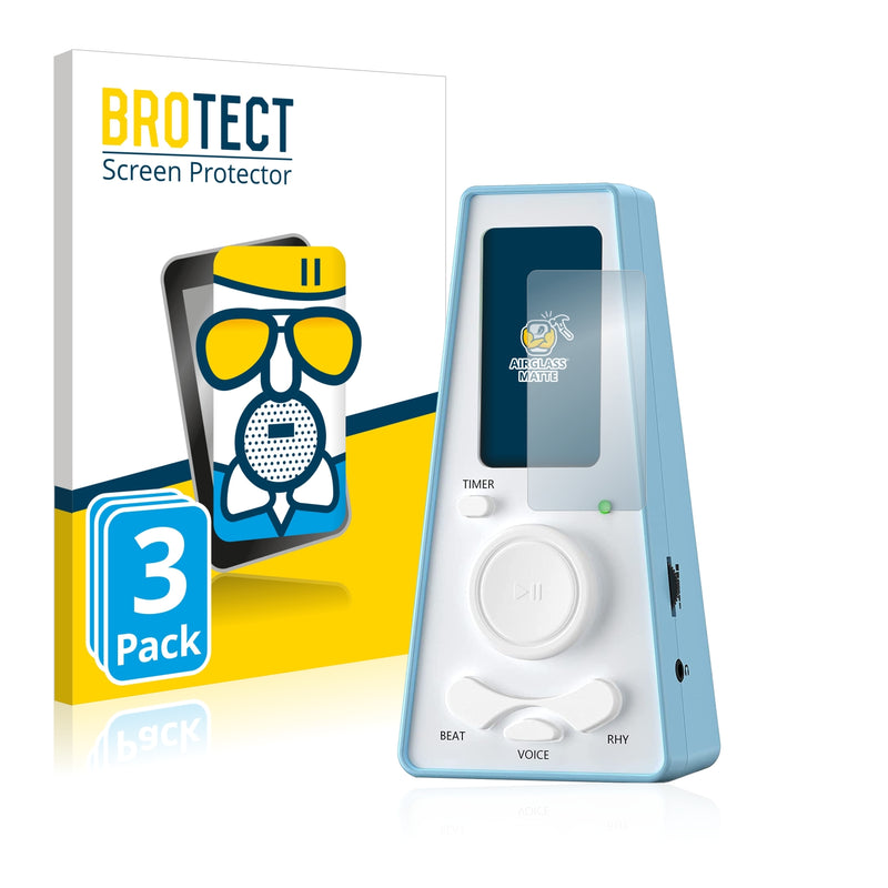 3x Anti-Glare Screen Protector for Lekato ?M0-2323-00 Digitales Metronom/ digital metronom