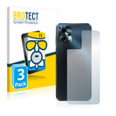 3x Anti-Glare Screen Protector for Motorola Moto G13 (Back)