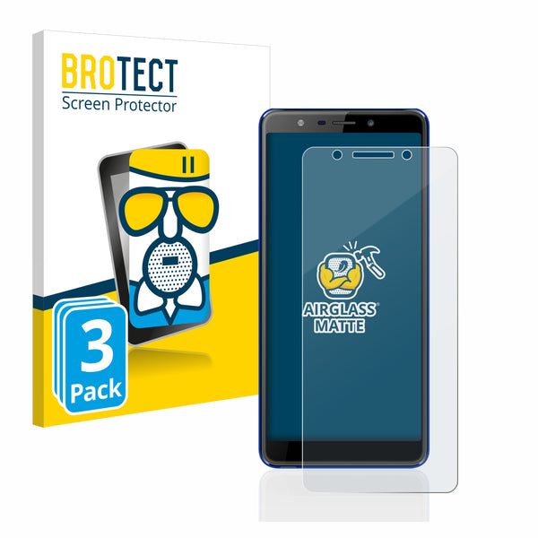 3x Anti-Glare Screen Protector for Panasonic Eluga Ray 530